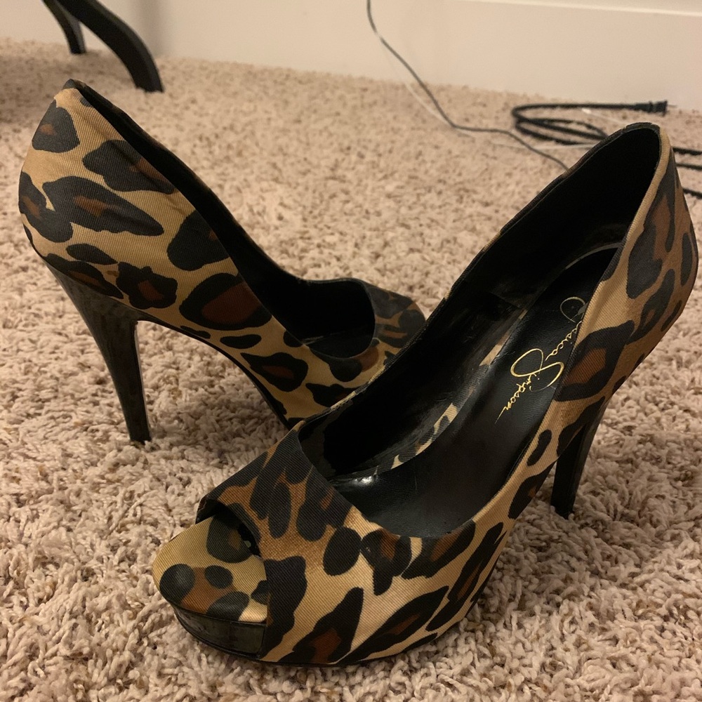 Open Toe Jessica Simpson Pumps